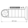 DYSTANS DLA MODUŁOWEGO UCHWYTU DO CZUJEK RUCHU BRACKET-E-3-GY SATEL