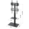 UCHWYT DO TELEWIZORA LUB MONITORA BRATECK-FS22-44TP