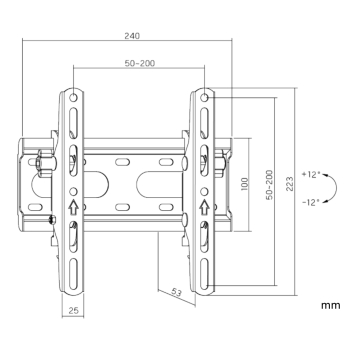 UCHWYT DO TELEWIZORA LUB MONITORA BRATECK-KL31-22T BRATECK