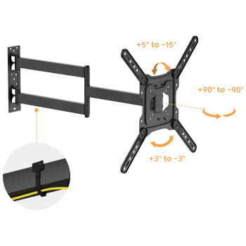 UCHWYT DO TELEWIZORA LUB MONITORA BRATECK-LPA84-443L BRATECK
