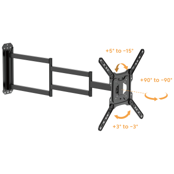 UCHWYT DO TELEWIZORA LUB MONITORA BRATECK-LPA84-445XL BRATECK