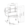 MOBILNY UCHWYT MONITORA BRATECK-TTF15-68FW BRATECK