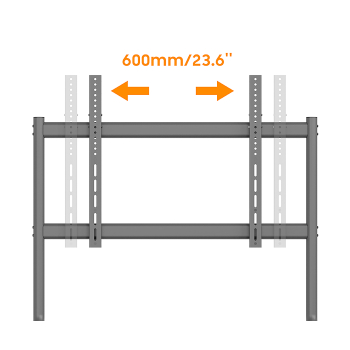 MOBILNY UCHWYT MONITORA BRATECK-TTF15-68FW BRATECK