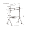 MOBILNY UCHWYT MONITORA BRATECK-TTF19-69FW BRATECK