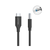 KABEL ZASILAJĄCY C14117BK-1.8M DC Jack 4.5 x 3.0 / USB-C 1.8 m UNITEK