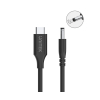 KABEL ZASILAJĄCY C14118BK-1.8M DC Jack 4.0 x 1.7 mm / USB-C 1.8 m UNITEK