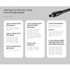 KABEL ZASILAJĄCY C14118BK-1.8M DC Jack 4.0 x 1.7 mm / USB-C 1.8 m UNITEK