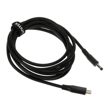 KABEL ZASILAJĄCY C14118BK-1.8M DC Jack 4.0 x 1.7 mm / USB-C 1.8 m UNITEK