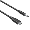 KABEL ZASILAJĄCY C14120BK-1.8M DC Jack 4.5 x 3.0 / USB-C 1.8 m UNITEK