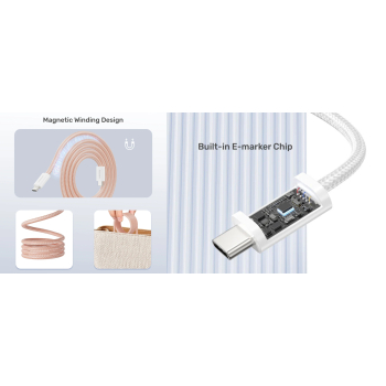 PRZEWÓD MAGNETYCZNY C14141APK01-1M USB-C/USB-C 1.0 m UNITEK