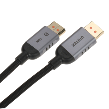 PRZEWÓD DISPLAYPORT C1626GY01-3M 16K @ 60 Hz, 3 m UNITEK