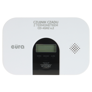 CZUJKA TLENKU WĘGLA (CZADU) Z TERMOMETREM CD-45A2/V2 EURA