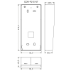 OBUDOWA NATYNKOWA CDN-P2-S-NT ACO