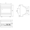 ROZDZIELACZ AUDIO CDNAR/U-DIN ACO