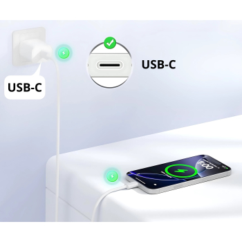 PRZEWÓD CHAR-CC-0.25M-65W USB-C/USB-C 0.25 m Delta Multimedia