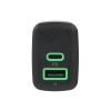 ŁADOWARKA SIECIOWA USB PowerSource Duo30 CHARB-GC-30AC-B Green Cell