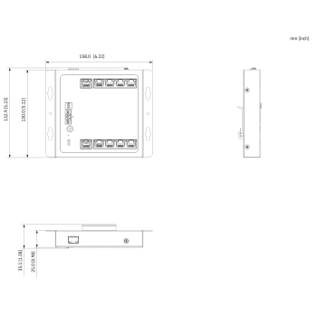ZARZĄDZALNY SWITCH PRZEMYSŁOWY POE CHS4110-8ET-90-F 8-PORTOWY SFP DAHUA