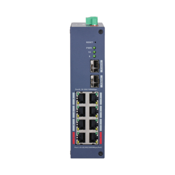 ZARZĄDZALNY SWITCH PRZEMYSŁOWY POE CHS4210-8GT-110 8-PORTOWY SFP DAHUA
