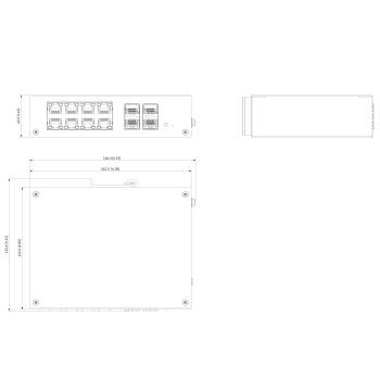 ZARZĄDZALNY SWITCH PRZEMYSŁOWY POE CHS4412-8GT-125 8-PORTOWY + 4X SFP DAHUA