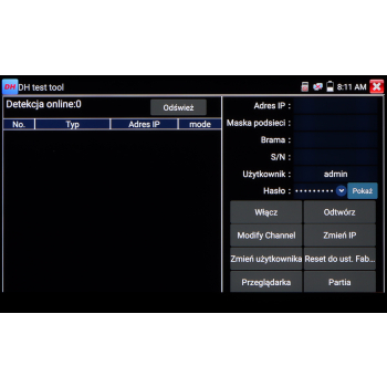 WIELOFUNKCYJNY TESTER CCTV CS-H7-50H-S2