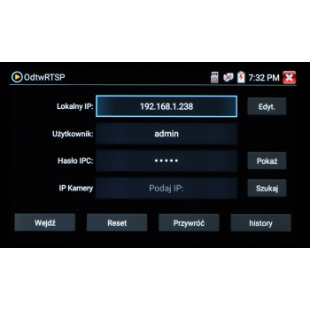 WIELOFUNKCYJNY TESTER CCTV CS-HB-45W