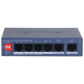 SWITCH POE CS4006-4ET2GT-36 4-PORTOWY DAHUA