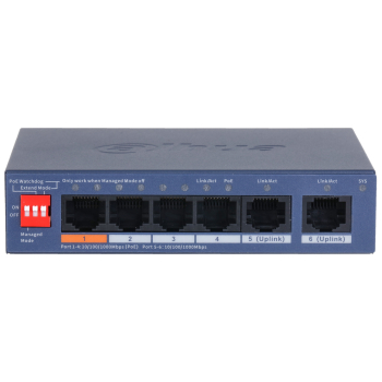 SWITCH POE CS4006-4GT-60-V2 4-PORTOWY DAHUA