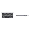 KLAWIATURA 9 W 1 D1092A Z HUBEM I CZYTNIKIEM KART SD QWERTY UNITEK