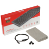 KLAWIATURA 9 W 1 D1092A Z HUBEM I CZYTNIKIEM KART SD QWERTY UNITEK