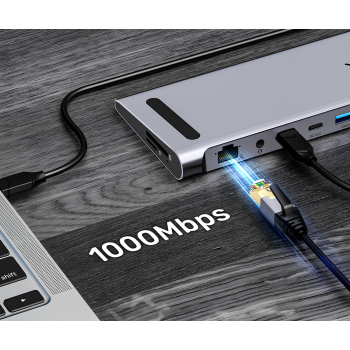 STACJA DOKUJĄCA KVM D1106AGY01 4K UHD UNITEK