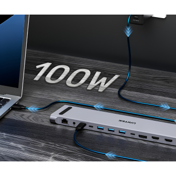 STACJA DOKUJĄCA KVM D1106AGY01 4K UHD UNITEK