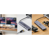HUB USB 3.0 D1113BGY01 UNITEK
