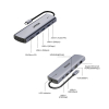 HUB USB 3.0 D1113BGY01 UNITEK