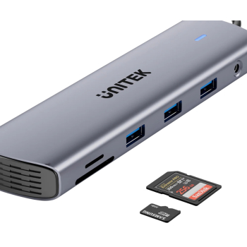 HUB USB 3.0 D1113BGY01 UNITEK