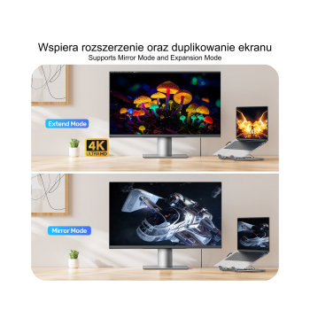 SKŁADANA PODSTAWKA POD LAPTOPA D1137AGY01 Z HUBEM I CZYTNIKIEM KART SD UNITEK