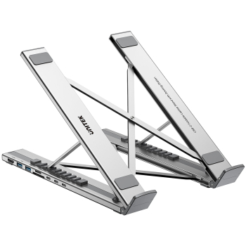 SKŁADANA PODSTAWKA POD LAPTOPA D1137AGY01 Z HUBEM I CZYTNIKIEM KART SD UNITEK