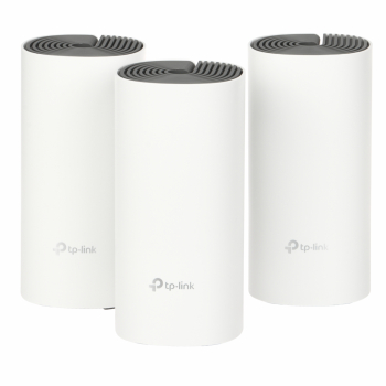 DOMOWY SYSTEM WI-FI DECO-E4(3-PACK) 2.4 GHz, 5 GHz 300 Mb/s + 867 Mb/s TP-LINK