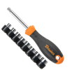 ZESTAW KLUCZY NASADOWYCH Z WKRĘTAKIEM DIY-SW10SET1 BRADAS