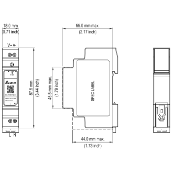 ZASILACZ IMPULSOWY DRC-24V015W1RZ Delta Electronics