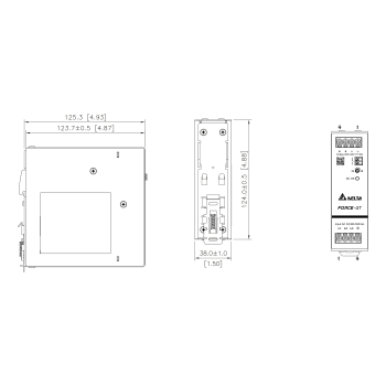 ZASILACZ IMPULSOWY DRF-24V120W3GBA FORCE-GT (3 FAZY) Delta Electronics