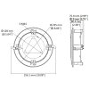 UCHWYT SUFITOWY DO KAMER KULISTYCH DS-1227ZJ-DM44 Hikvision