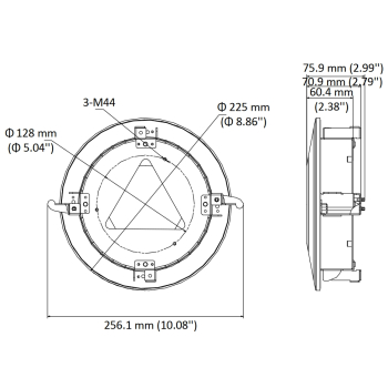 UCHWYT SUFITOWY DO KAMER KULISTYCH DS-1227ZJ-DM44 Hikvision
