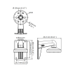 UCHWYT KAMERY DS-1273ZJ-140-DM45 Hikvision