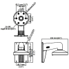 UCHWYT KAMERY DS-1273ZJ-PT6 Hikvision