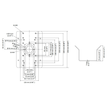 UCHWYT NAROŻNIKOWY KAMERY DS-1276ZJ-SUS Hikvision
