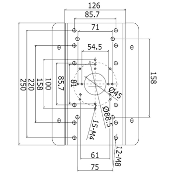 UCHWYT NAROŻNIKOWY KAMERY DS-1276ZJ Hikvision