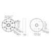 UCHWYT KAMERY DS-1280ZJ-DM55(BLACK) Hikvision