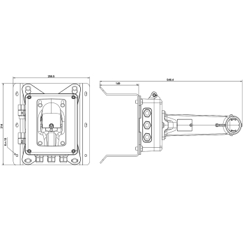 UCHWYT NAROŻNIKOWY KAMERY DS-1602ZJ-BOX-CORNER Hikvision