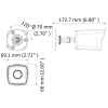KAMERA IP DS-2CD1021-I(2.8MM)(F) - 1080p Hikvision