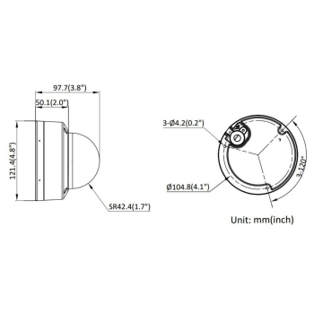 KAMERA WANDALOODPORNA IP DS-2CD1163G2-LIU(2.8MM) Smart Hybrid Light - 6 Mpx Hikvision